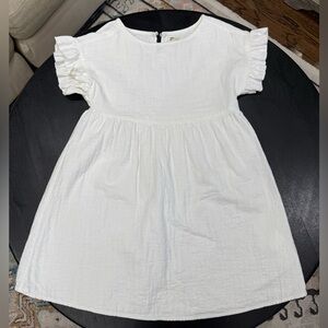 🆕🧂🔮Billabong🔮🧂So Breezy Cotton Babydoll Minidress in Salt Crystal Size XS